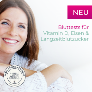Neu Bluttest in der Apotheke Vitamin D - Eisen - Ferittin und Langzeitzucker