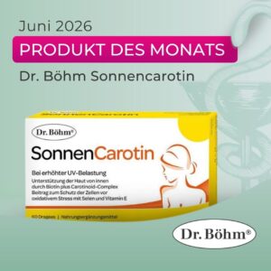 Produkt des Monats Dr Böhm Sonnencarotin